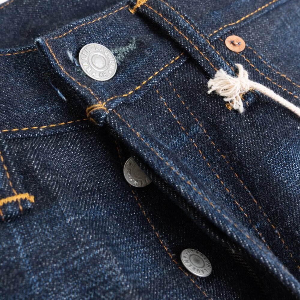 RRL Ralph Lauren Selvedge Denim Jeans 31x30 East West Slim Fit Made in USA - Picture 8 of 16